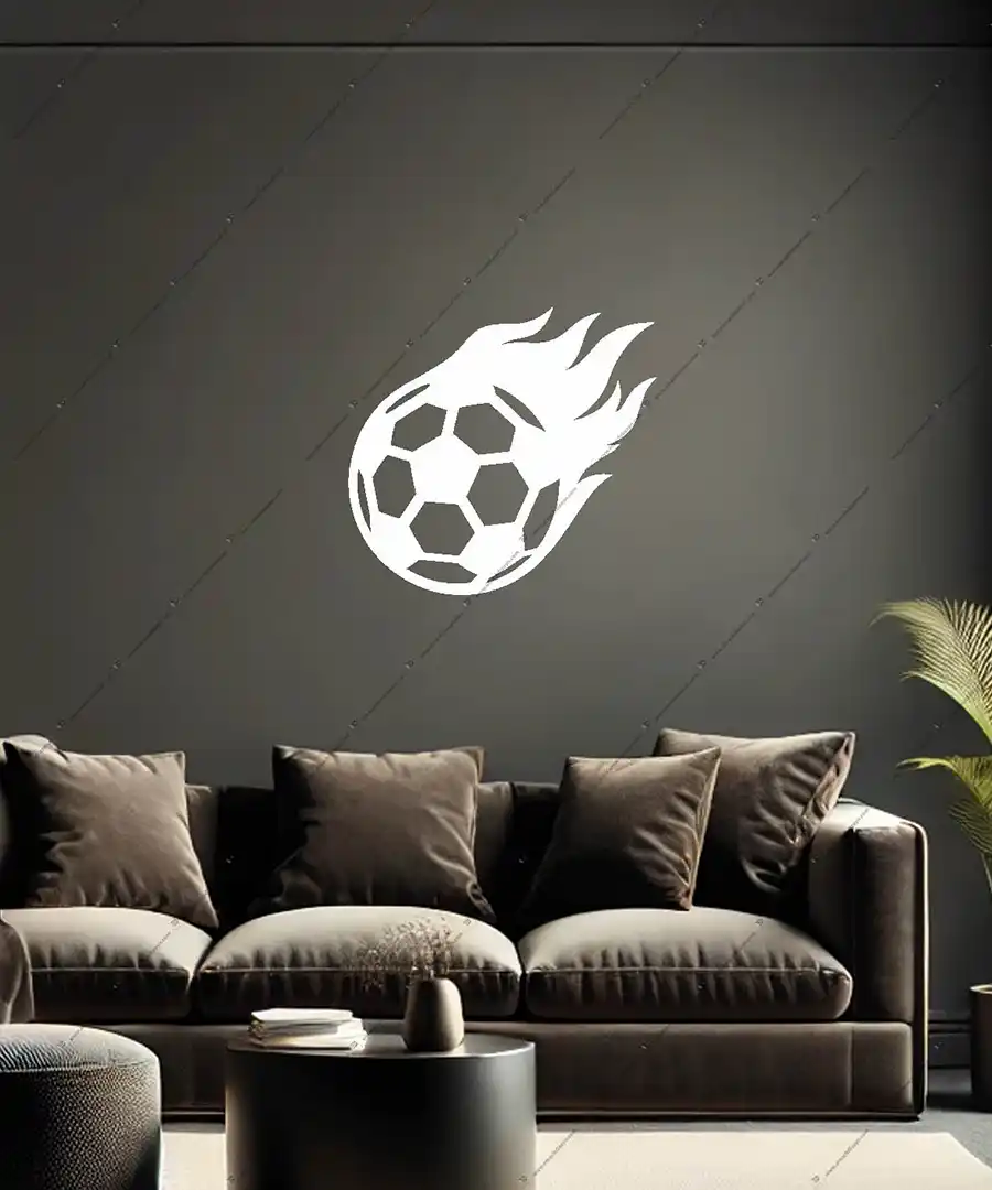 Siyah Beyaz Futbol Topu Ahşap Duvar Dekoru 5 Siyah Beyaz Futbol Topu Ahşap Duvar Dekoru 3